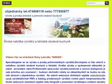 Tablet Screenshot of lahudky-osada.cz